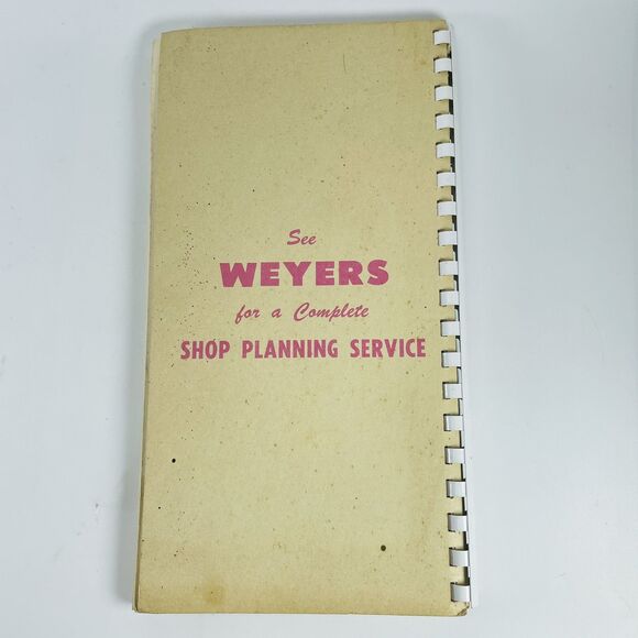 Salon Appointment Book Schedule Reservation VTG Beauty Shop Decor Geo H Weyer - Picture 2 of 10